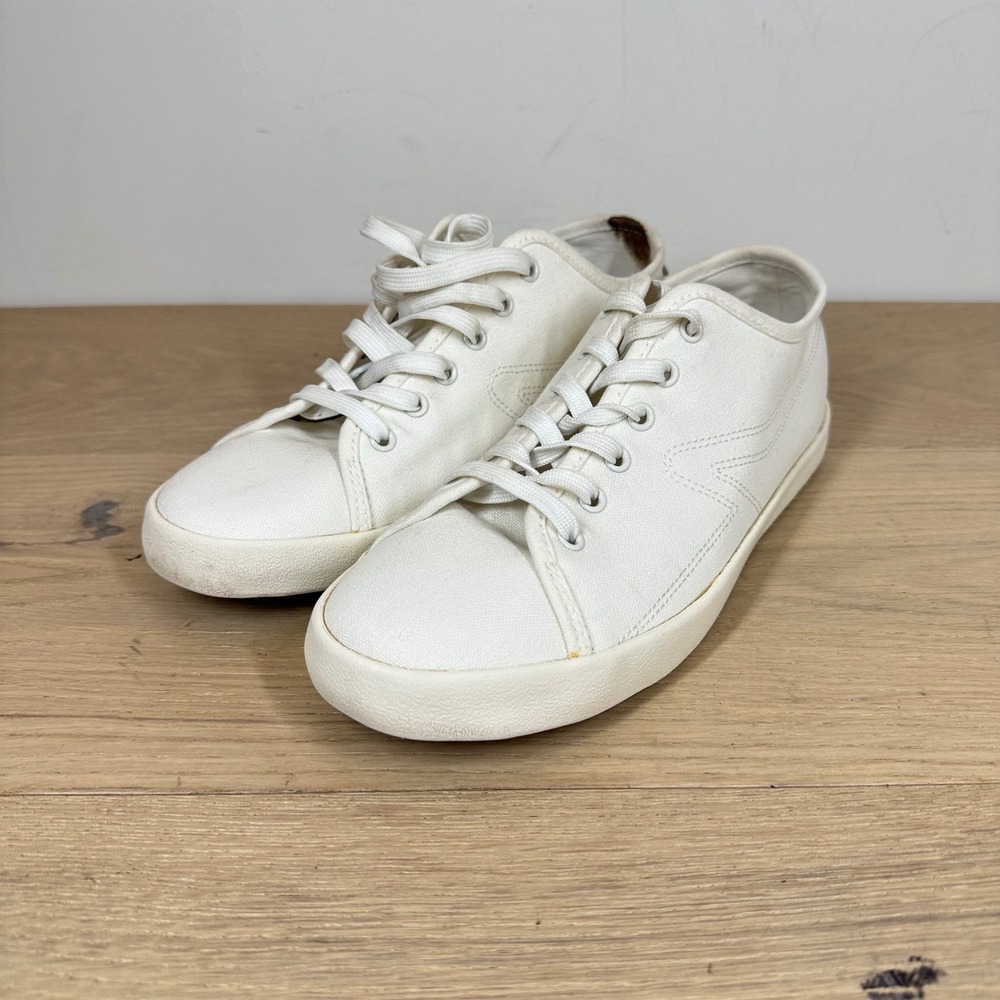 Rag & Bone Standard Issue Sneakers Women 39 White Canvas Low Top Minimalist